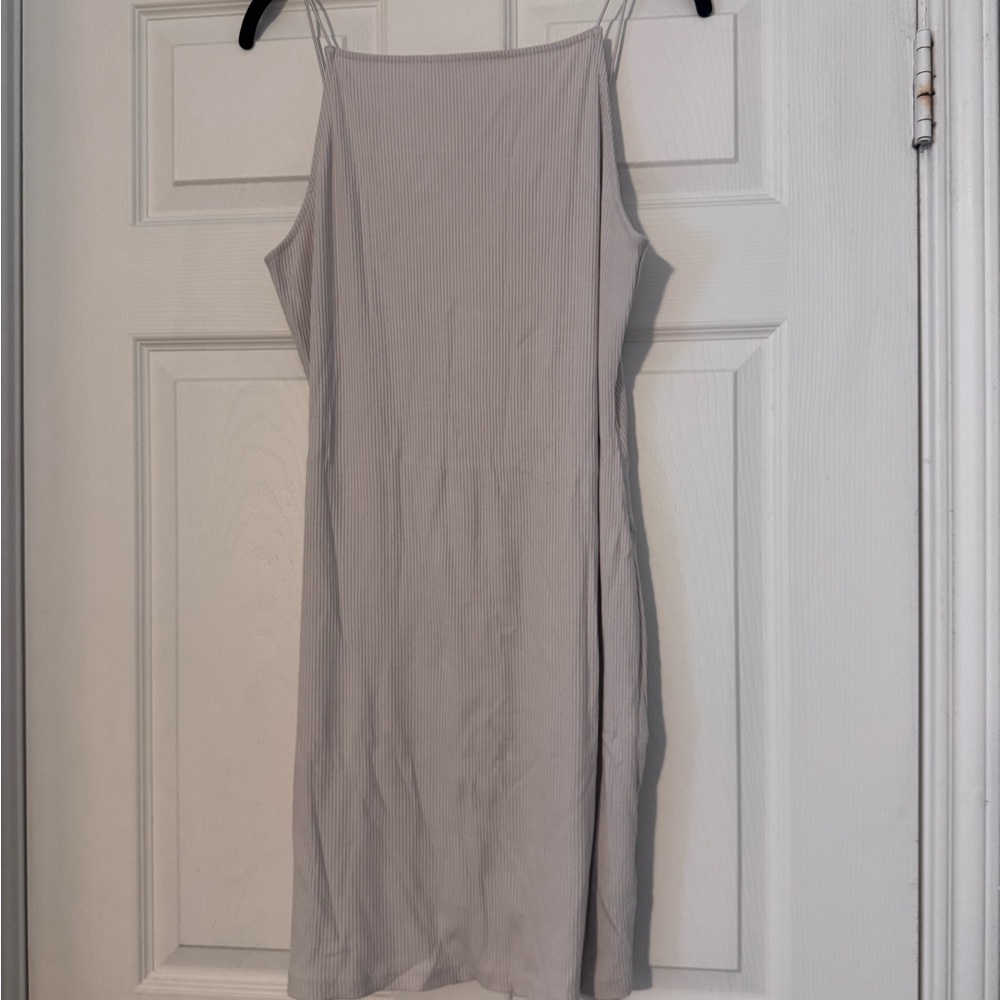 H&M Light Gray Mini Dress